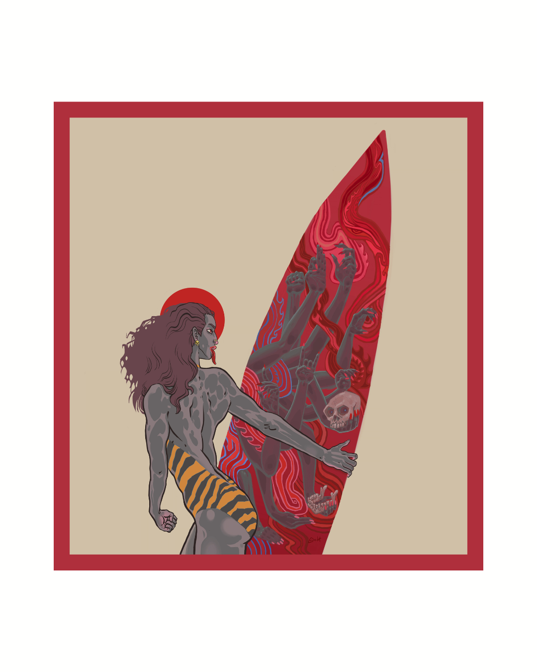 Red Rider Print