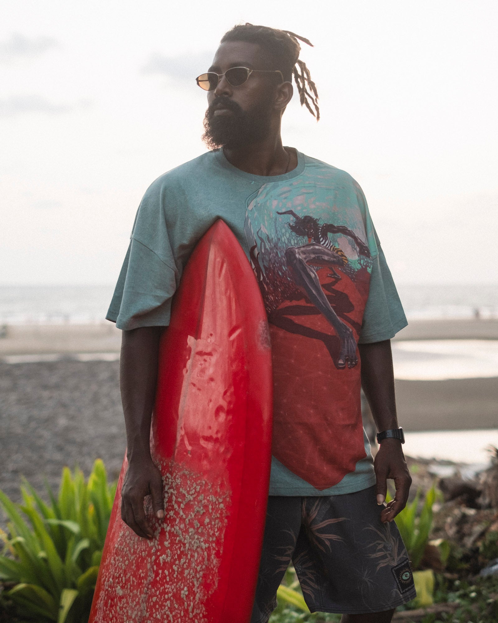 Surfing Kali - Green